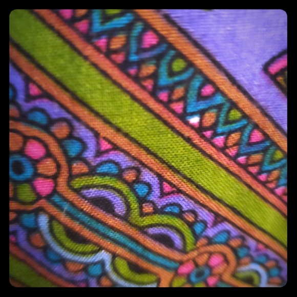 Vintage Cameo Rose Wrap Blouse - Picture 6 of 8